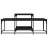 vidaXL Tavolino da Salotto Nero 102x60x45 cm in Legno Multistrato