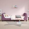 vidaXL Struttura letto bambini con testata Viola 80 x 200 cm Velluto