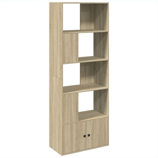 vidaXL Libreria Rovere Sonoma 70x36x189 cm in Legno Multistrato