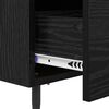 vidaXL Armadio da Notte con cassetto Rovere Nero 40 x 35 x 47,5 cm