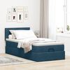 vidaXL Struttura Letto Pouf con Materasso 90x190 cm in Velluto