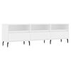 vidaXL Mobile Porta TV Bianco 150x30x44,5 cm in Legno Multistrato
