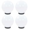 vidaXL Set Lampade a LED Sferiche 4 pz 20 cm in PMMA