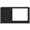 vidaXL Mobile Porta TV Rovere Nero 60x24x32 cm in Legno Multistrato