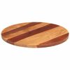 vidaXL Piano Tavolo in Legno Massello di Acacia Rotondo 25-27 mm 60 cm