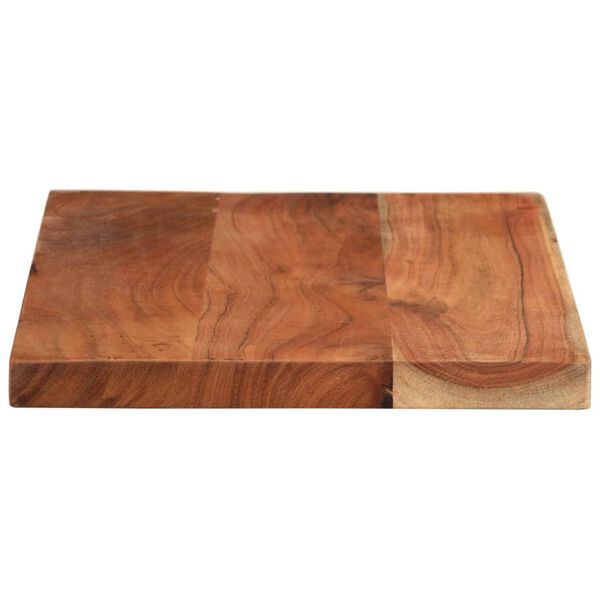 vidaXL Piano per Tavolo 60x40x2,5cm Rettangolare Legno Massello Acacia