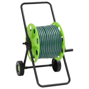 vidaXL Carrello Avvolgitubo Giardino con Tubo 30 m PVC