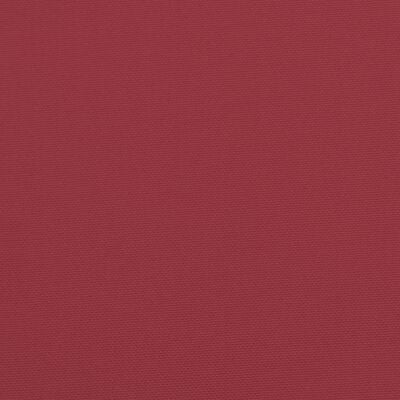 vidaXL Cuscino per Pallet 60 x 60 x 12 cm Rosso Vino in Tessuto