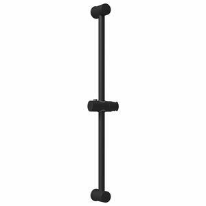 vidaXL Supporto per Testa di Doccia Nero 70 cm Acciaio Inox
