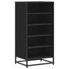 vidaXL Scarpiera Nera 48x38x97,5 cm in Legno Multistrato