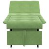 vidaXL Divano Letto Verde chiaro 67 x 194 x 38 cm Velluto