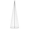 vidaXL Albero di Natale a Cono con 330 LED Bianco Caldo 100x300 cm