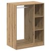 vidaXL Guardaroba Rovere Artigianale 77 x 48 x 102 cm