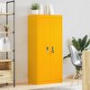 vidaXL Armadio Giallo senape 60 x 40 x 140 cm Acciaio