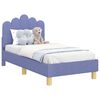 vidaXL Struttura letto per bambini con testata Blu jeans 70 x 140 cm