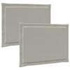 vidaXL Cuscini per Seduta 2 pcs Grigio Chiaro 47 x 36 x 2 cm