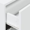 vidaXL Armadio con 2 Cassetti Bianco 60x31x40 cm in Legno Multistrato