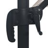 vidaXL Ombrellone a Sbalzo con LED Palo in Alluminio 400x300 cm Sabbia