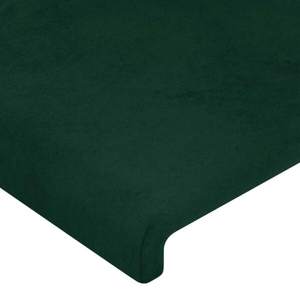 vidaXL Testiera 2 pz Verde Scuro 80x5x78/88 cm in Velluto