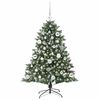 vidaXL Albero di Natale artificiale con 150 LED Verde 120 cm