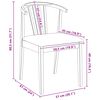 vidaXL Sedia da pranzo 2 pcs Marrone chiaro e chiaro