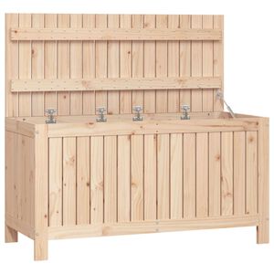 vidaXL Contenitore da Giardino 115x49x60 cm in Legno Massello di Pino