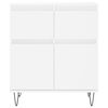 vidaXL Credenza Bianca 60x35x70 cm in Legno Multistrato