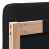 vidaXL Testiera imbottita Marrone e Nero 135 cm Pino massello