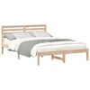 vidaXL Struttura del letto Marrone 140 x 220 cm Pino massello