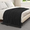 vidaXL Coperte da Pile 6 pcs Nero 200 x 150 cm Panno