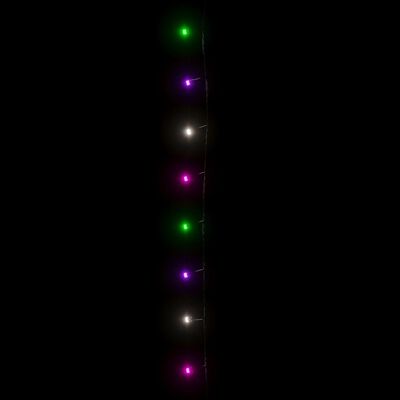 vidaXL Stringa LED con 150 Luci LED Pastello Multicolore 15 m in PVC