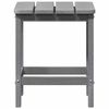 vidaXL Tavolo Laterale Adirondack Grigio chiaro 38 x 38 x 46 cm HDPE