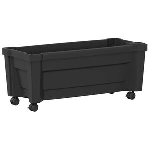 vidaXL Vaso Calypso con Ruote PP Antracite