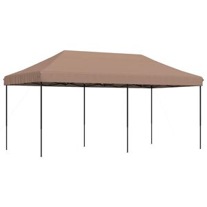 vidaXL Tenda Party 292 x 580 x 315 cm Marrone Tessuto Oxford