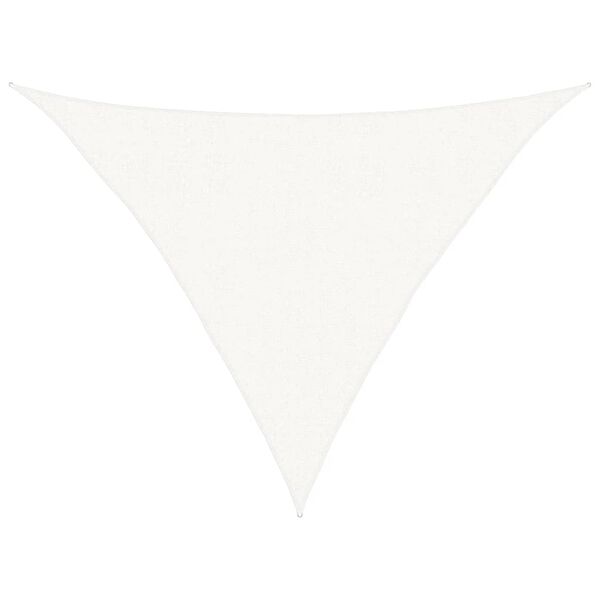 vidaXL Vela Parasole 160 g/m&sup2; Bianca 2,5x2,5x3,5 m in HDPE