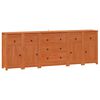 vidaXL Credenza 5 pz Marrone Cera 226 x 35 x 80 cm