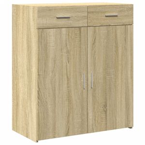 vidaXL Credenza Rovere Sonoma 80x42,5x93 cm in Legno Multistrato