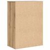 vidaXL Credenza Rovere artigianale 60 x 31 x 84 cm Legno multistrato