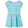 vidaXL Abito da Bambina Acqua Chiaro 116