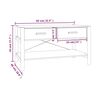 vidaXL Tavolino da Salotto 82x48x45 cm in Legno Multistrato
