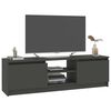 vidaXL Mobile Porta TV Grigio 120x30x35,5 cm in Legno Multistrato