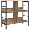 vidaXL Libreria Rovere artigianale 82 x 32 x 79 cm Legno multistrato