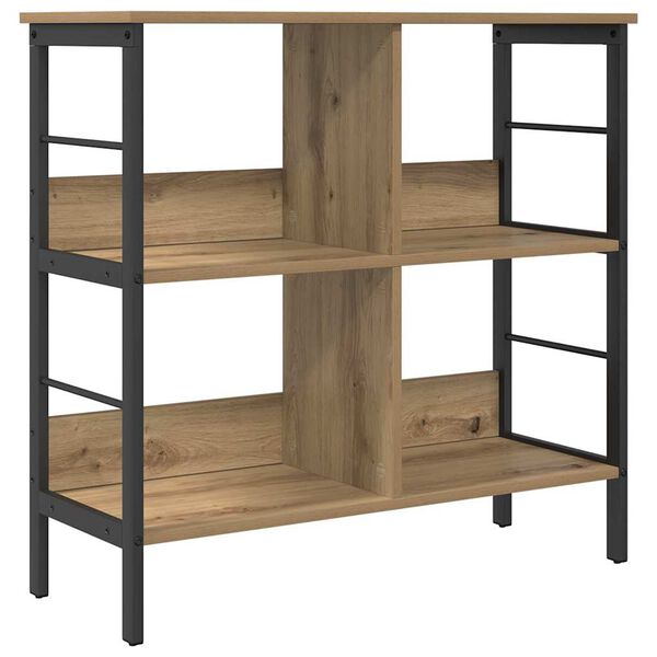 vidaXL Libreria Rovere artigianale 82 x 32 x 79 cm Legno multistrato