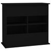 vidaXL Supporto per Acquario 81x36x73 cm in Legno Multistrato Nero