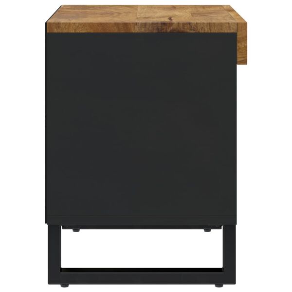 vidaXL Mobile Porta TV 85x33x43,5 cm in Legno Massello di Mango