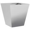 vidaXL Fioriera da Giardino 30x30x30 cm Acciaio Zincato