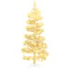 vidaXL Albero di Natale Preilluminato con Vaso Bianco 150 cm in PVC