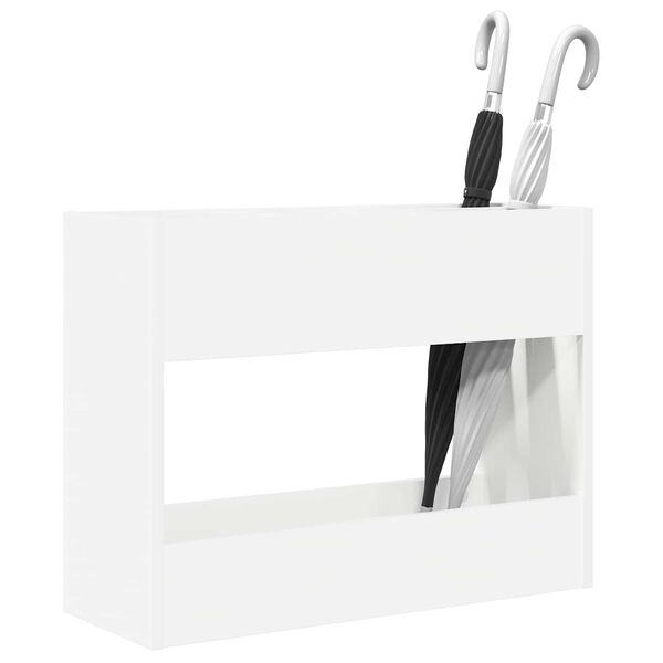 vidaXL Supporto per Ombrellone Bianco 65 x 24 x 50 cm