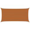 vidaXL Vela da ombra solare Arancione e Marrone 6 x 3 m