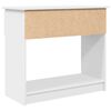 vidaXL Tavolo Consolle con Cassetti Bianco 85,5x38,5x74,5 cm